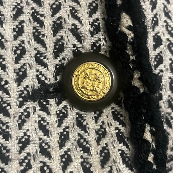 Vintage Carlisle Silk Wool Blend Herringbone Blazer - Picture 5 of 6